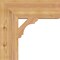 Ekena Millwork Olympic Block Smooth Bracket, Western Red Cedar, 5 1/2"W x 18"D x 18"H BKT06X18X18OLY05SWR - alternate 2